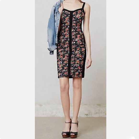 Bailey 44 Dresses & Skirts - Bailey 44 Anthropologie Print Divide Dress in Black Motif, sz Med